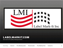 Tablet Screenshot of labelmarkit.com